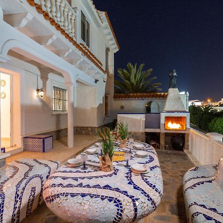 Fidalsa Grand Mediterranean Beachfront Villa Playa Flamenca Eksteriør billede