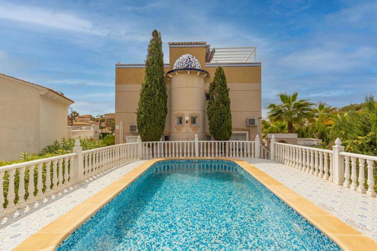 Fidalsa Grand Mediterranean Beachfront Villa Playa Flamenca Eksteriør billede