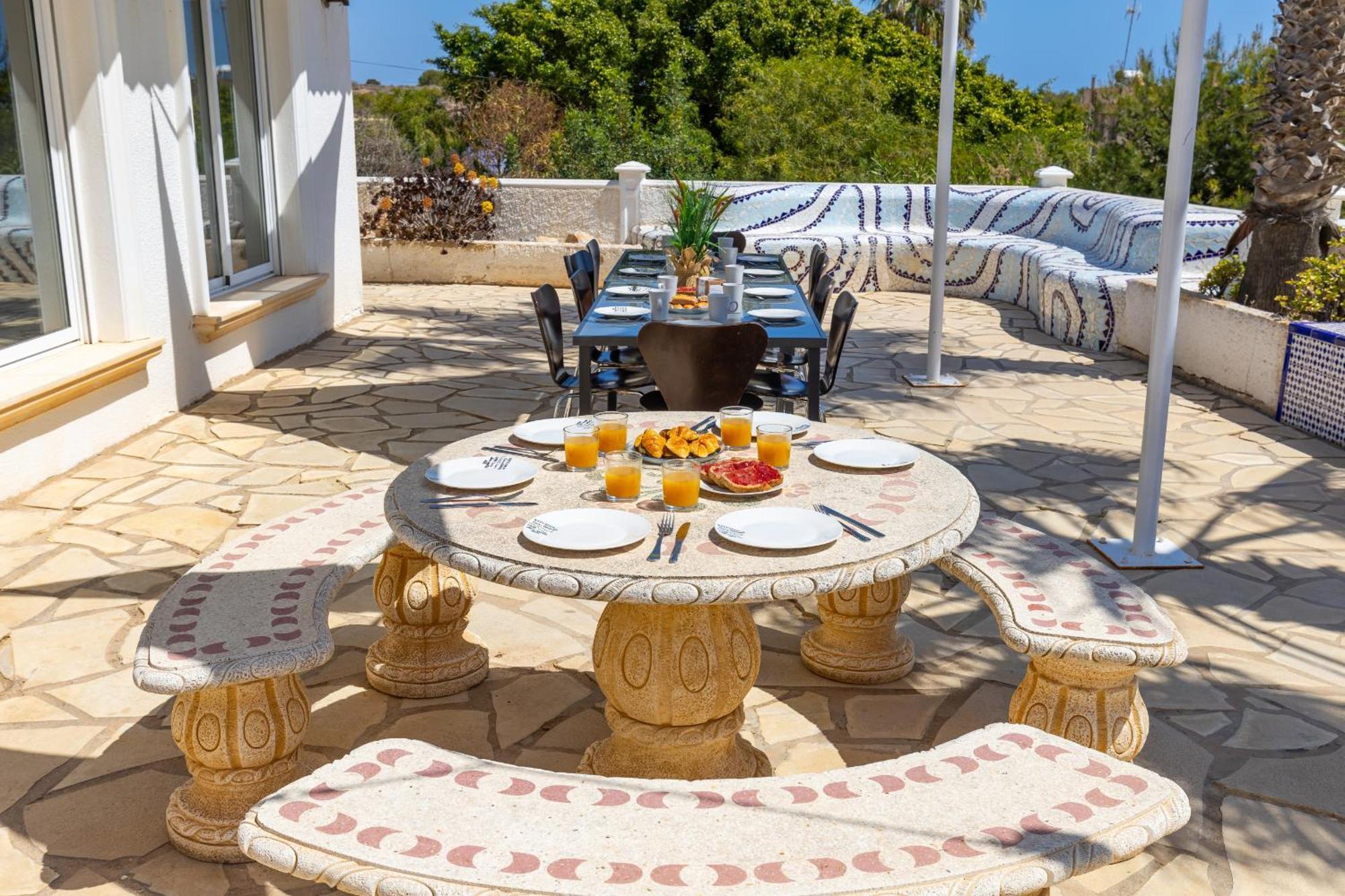 Fidalsa Grand Mediterranean Beachfront Villa Playa Flamenca Eksteriør billede