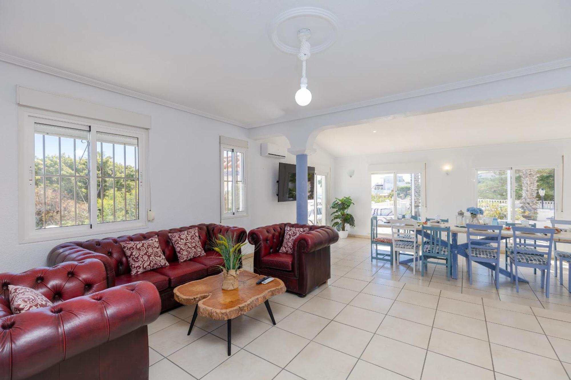 Fidalsa Grand Mediterranean Beachfront Villa Playa Flamenca Eksteriør billede